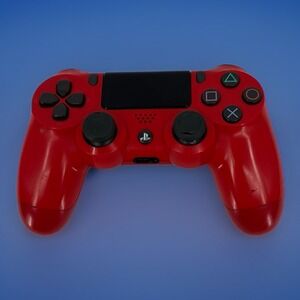 Used Sony PS4 CUH-ZCT2U Video Game Controller Red Untested